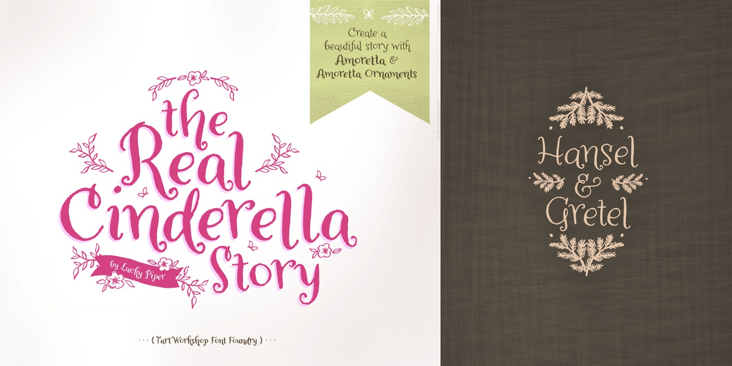 Amoretta Ornaments Font Poster #1