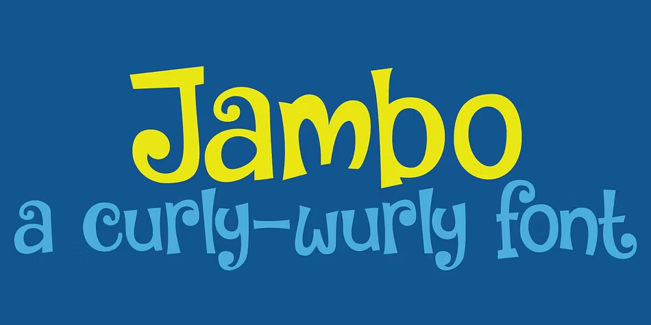 Jambo Font Poster #1