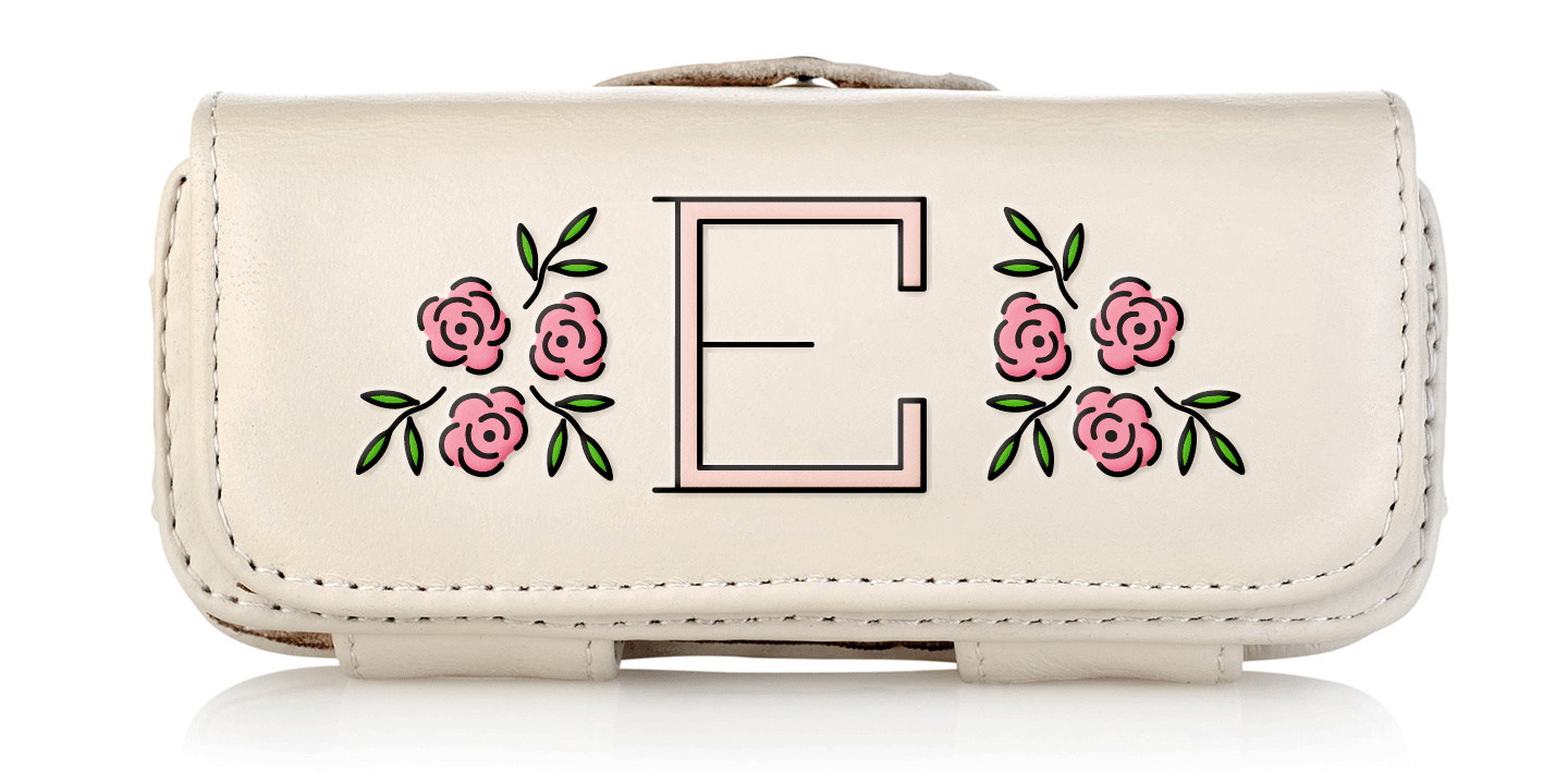 Peony Monogram Font Poster #1