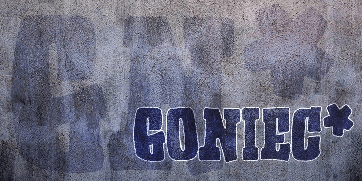 Goniec Font Poster #1