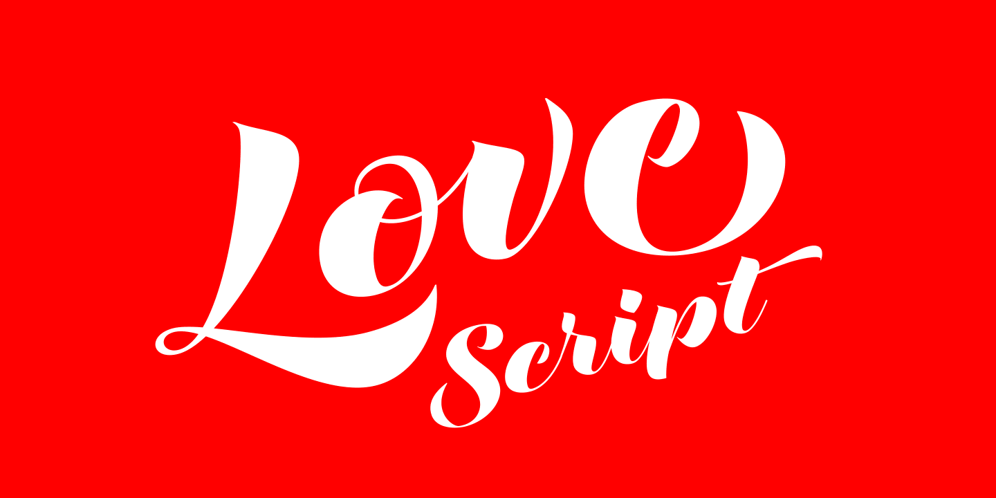Love Script Font Family by Positype | Font Bros