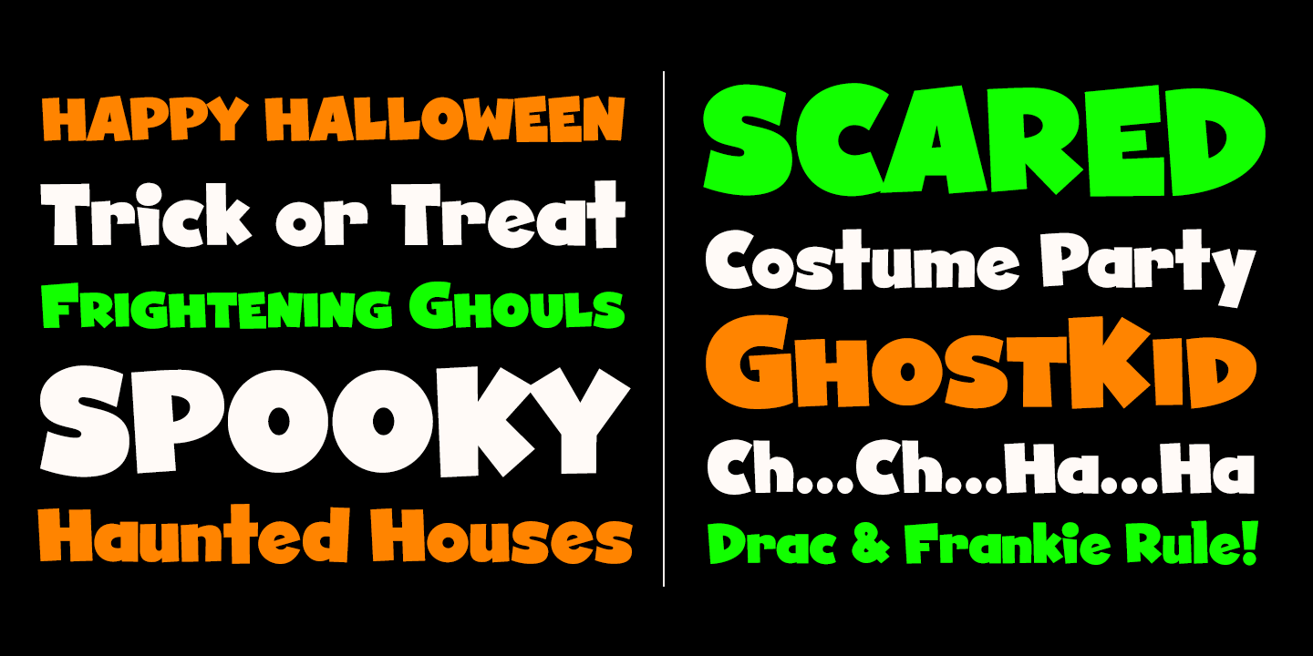 GhostKid AOE Pro Font Poster #1