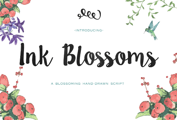 Ink Blossoms Font Family