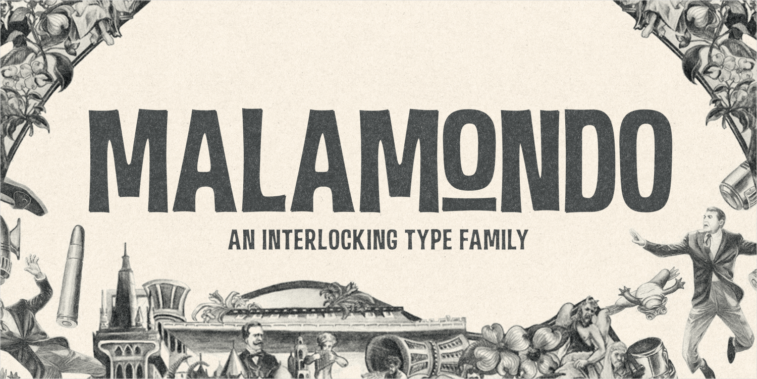Malamondo Font Family Poster
