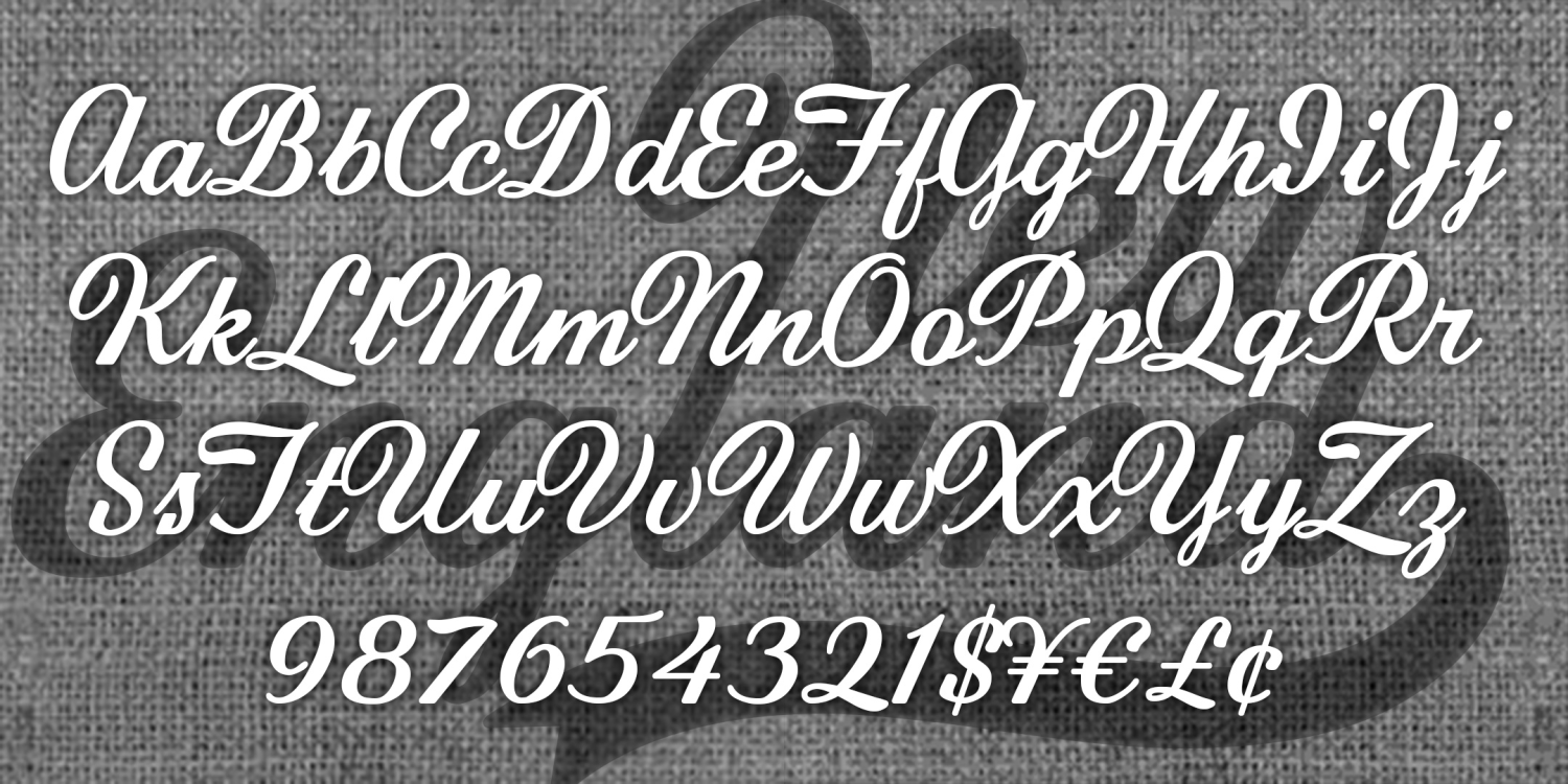New England Font Family Poster