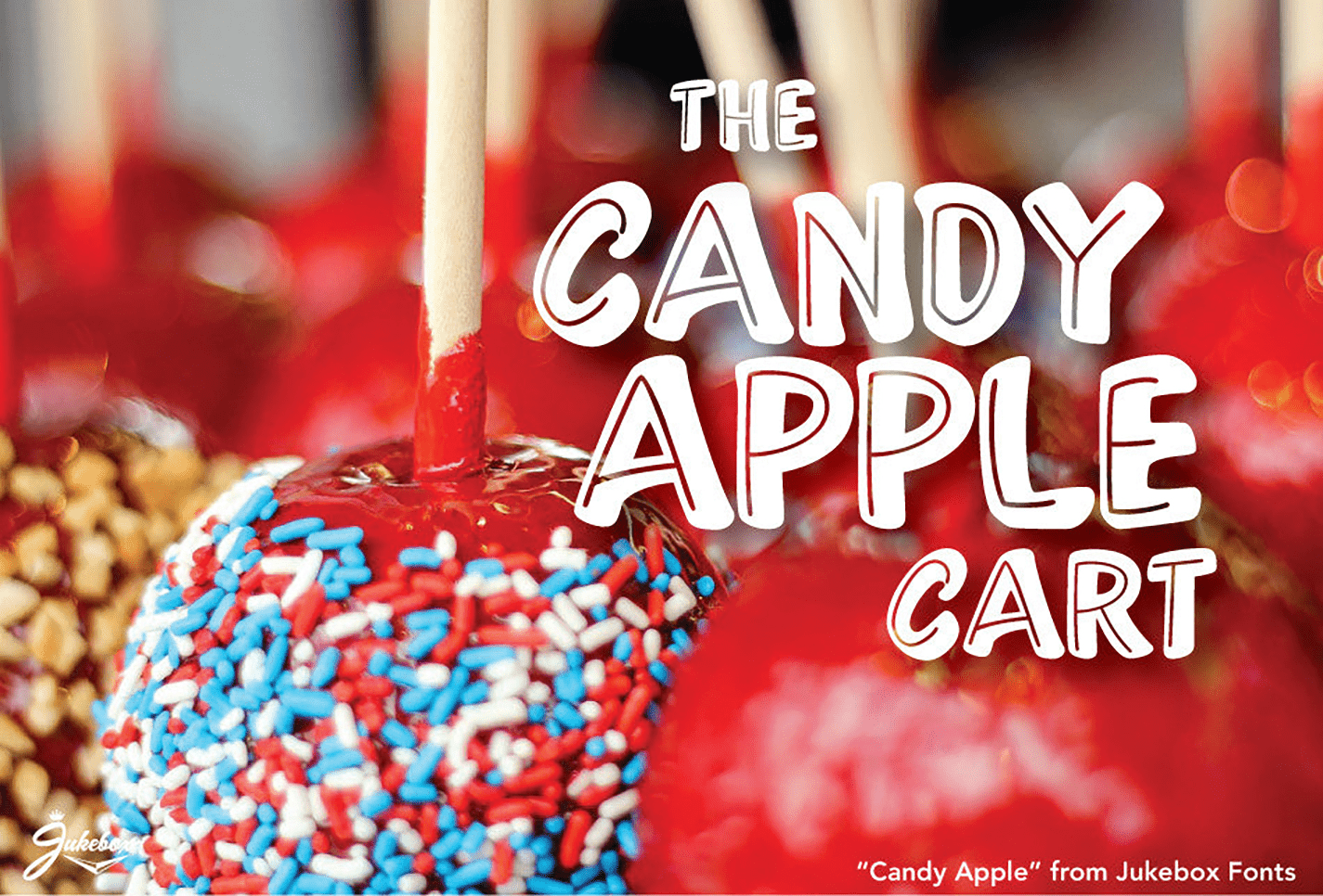 Candy Apple JF Font Poster #1