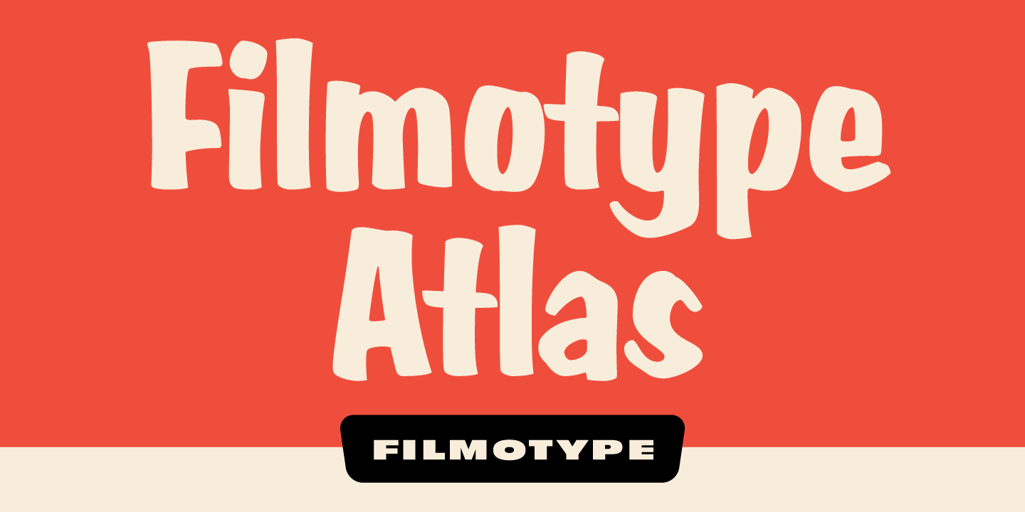 Filmotype Atlas Font Poster #1