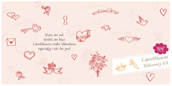 Carrotflower Font Poster #1