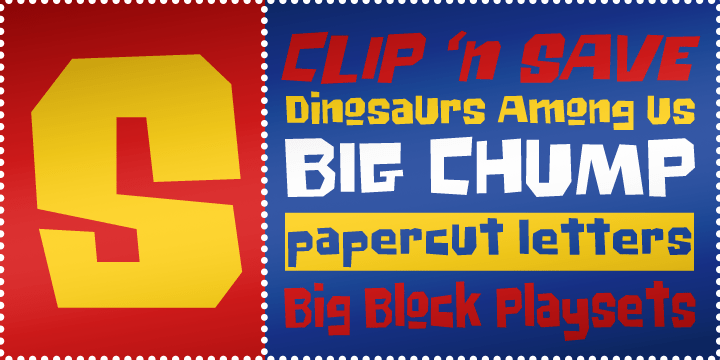 Big Chump BTN Font Family Poster
