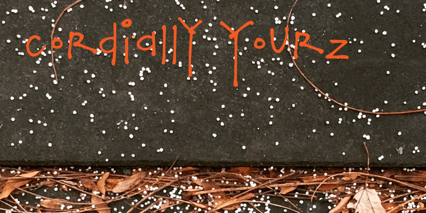 Cordially Yourz Poster