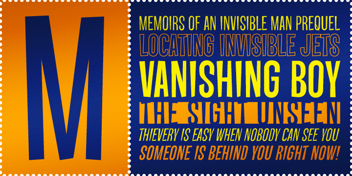 Vanishing Boy BTN Font Poster #1