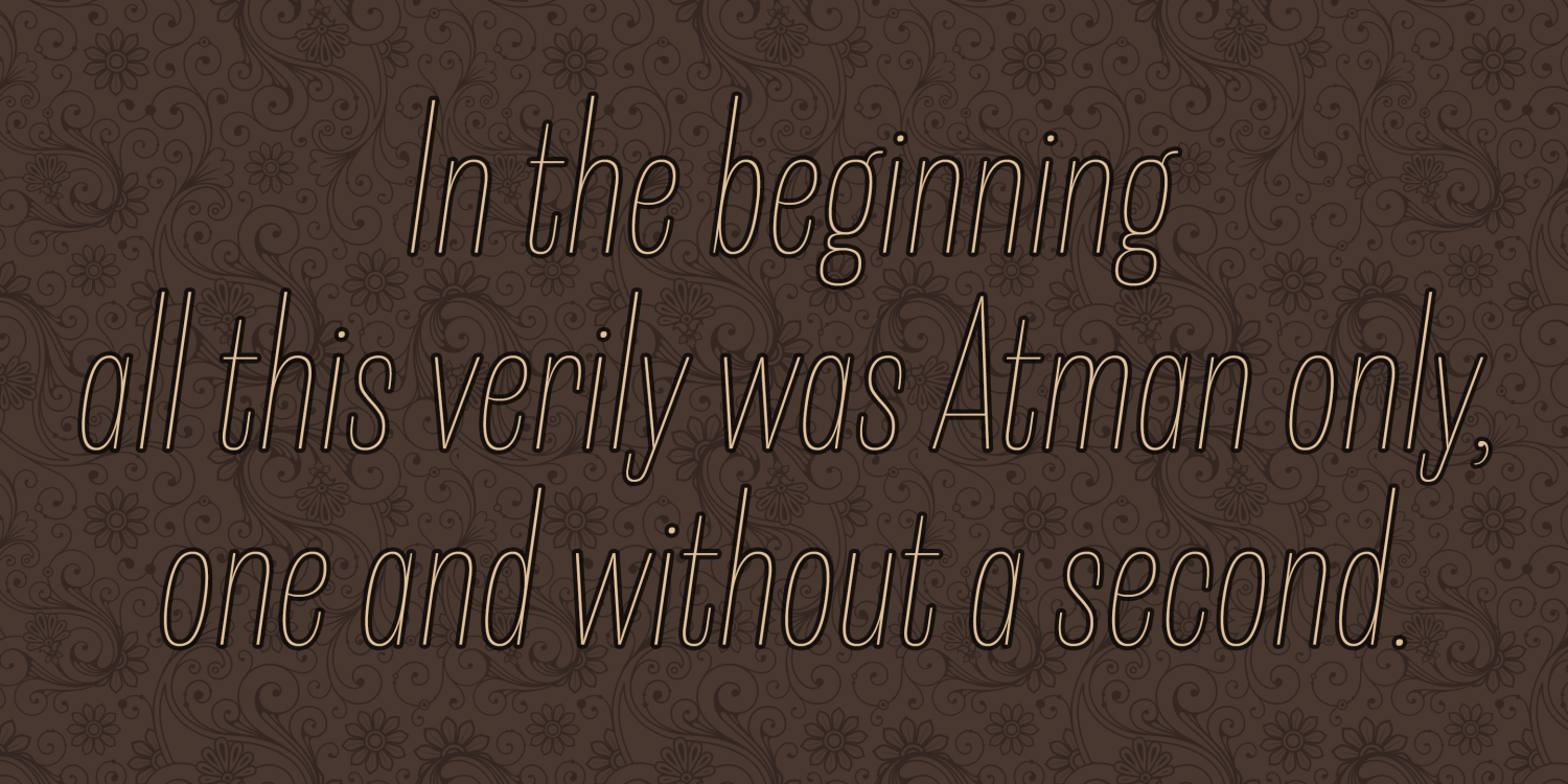 Shiva Font Poster #3