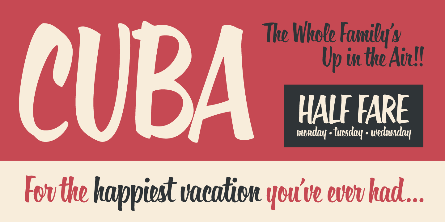 Filmotype Havana Font Poster #1