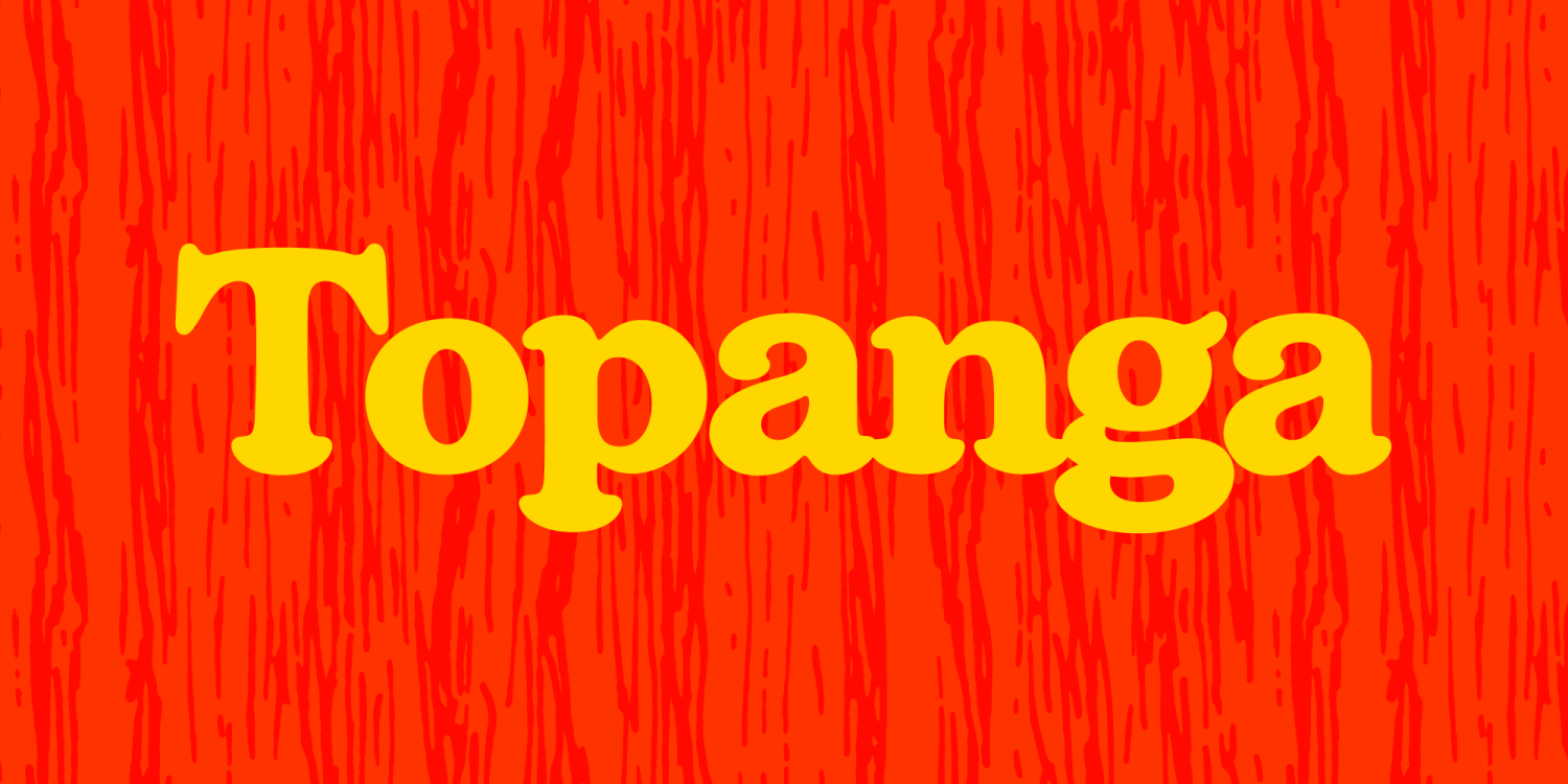 Topanga Regular Font Poster #1