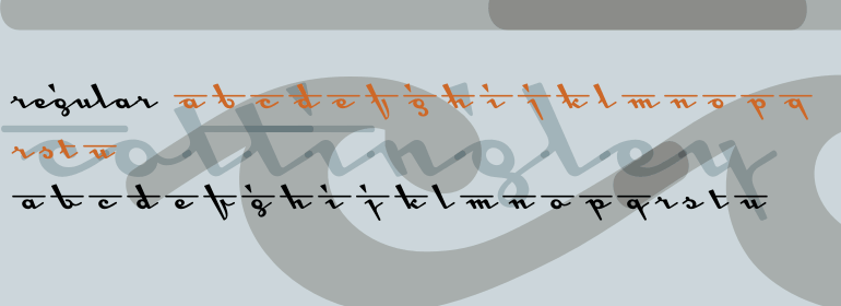 Cottingley Font Poster #1