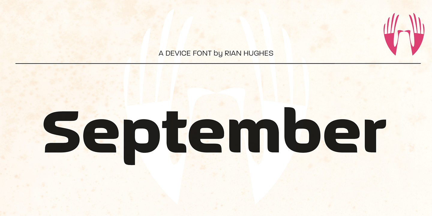 September Font Poster #1