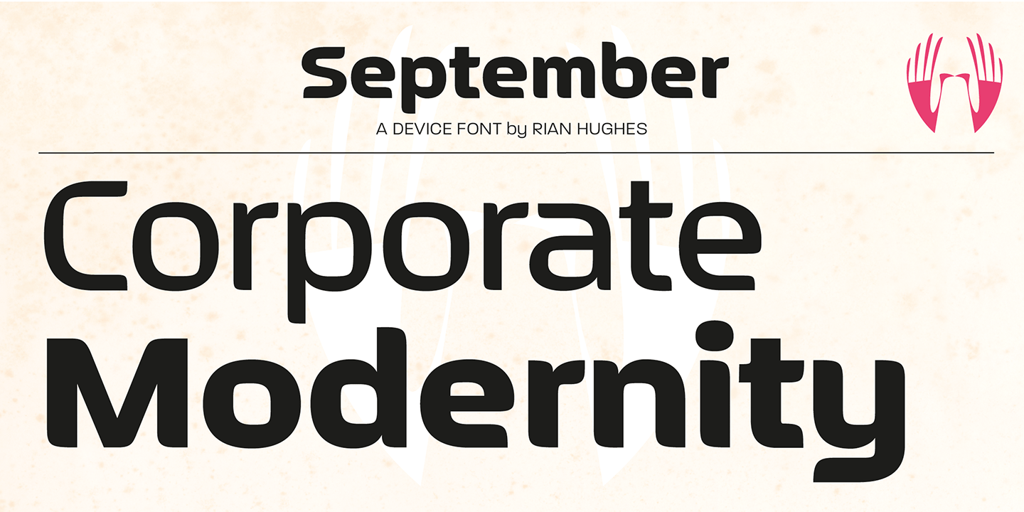 September Font Poster #1