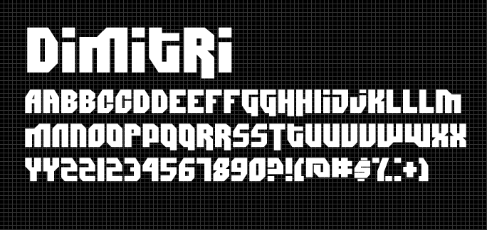 Dimitri Font Poster #1