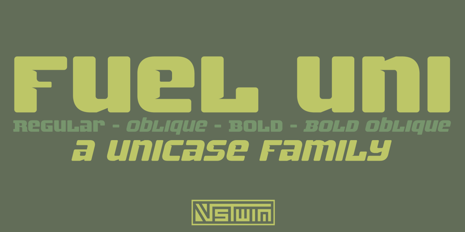 Fuel Uni Font Poster #1