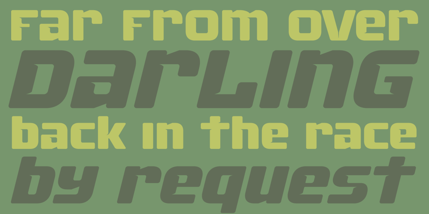 Fuel Uni Font Poster #1