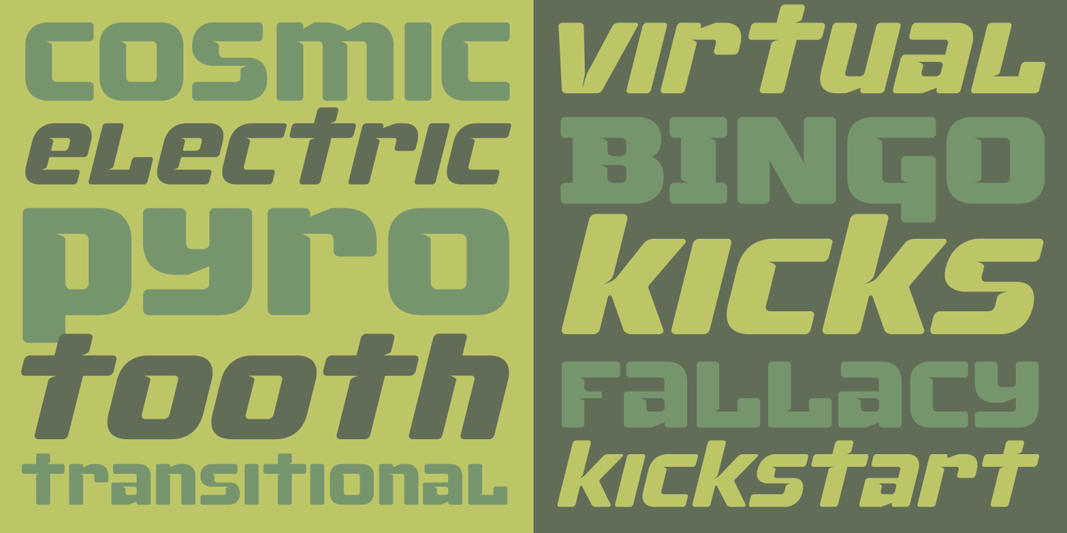 Fuel Uni Font Poster #1