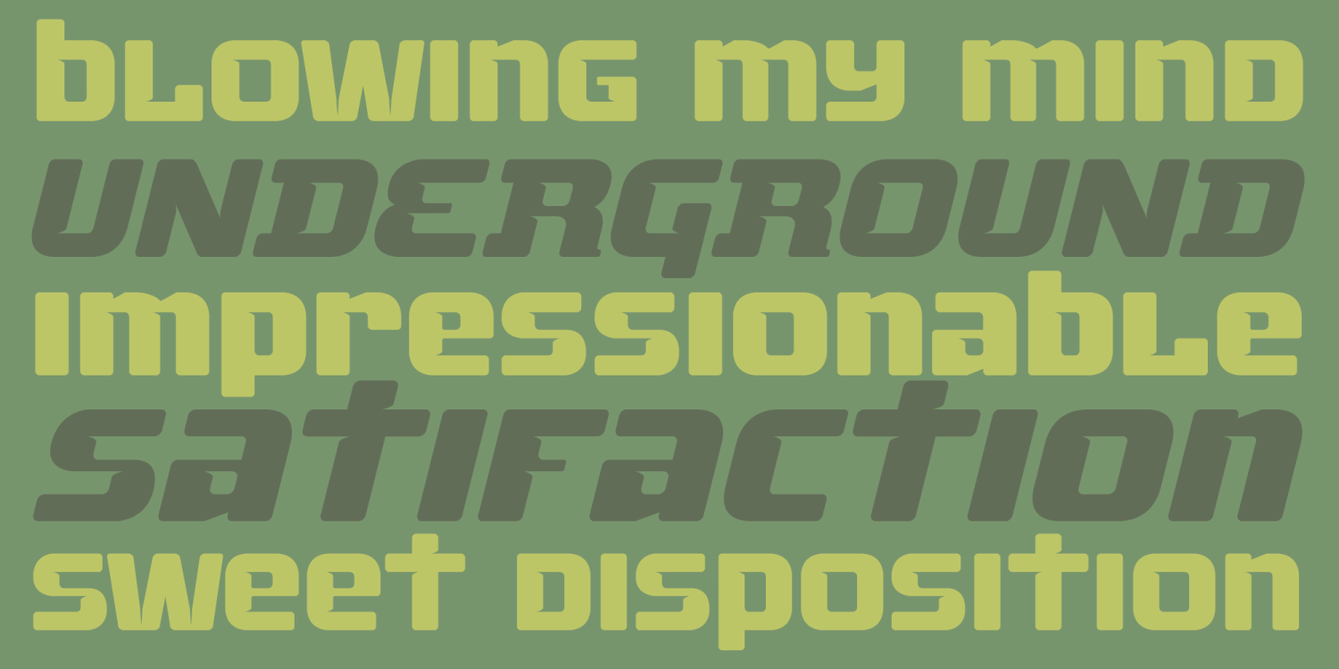 Fuel Uni Font Poster #1