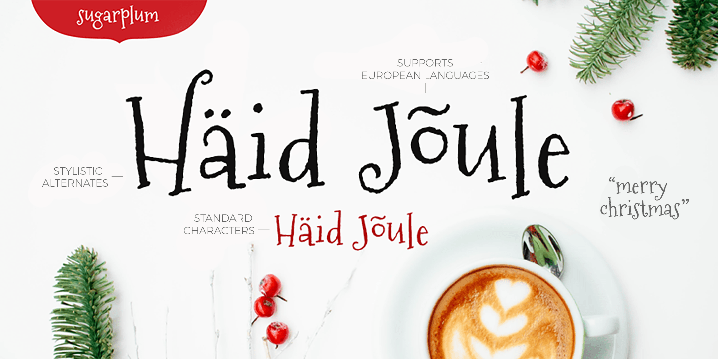 Sugarplum Regular Font Poster #1