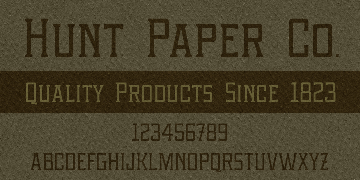 Portsmouth Font Poster #1