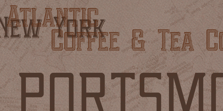 Portsmouth Font Poster #1