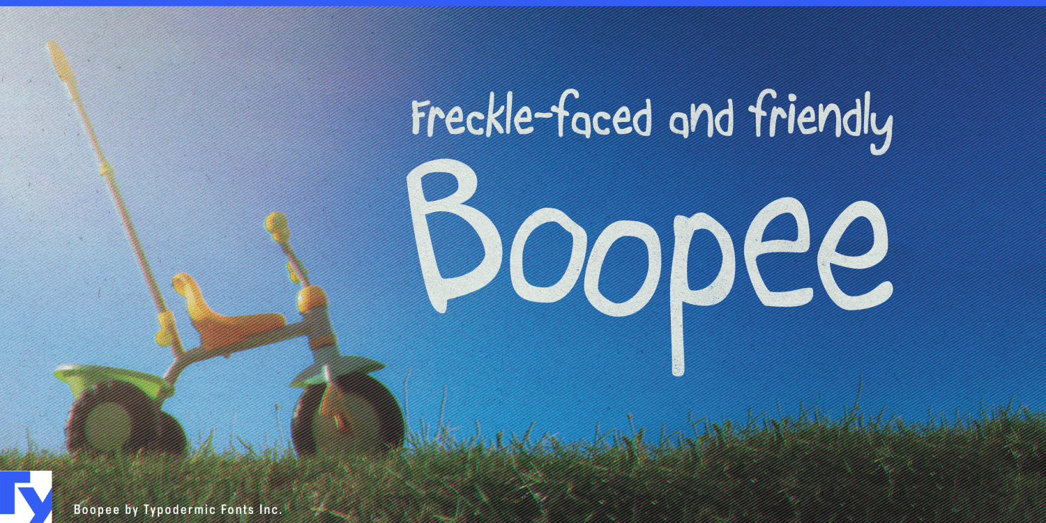 Boopee Font Poster #1