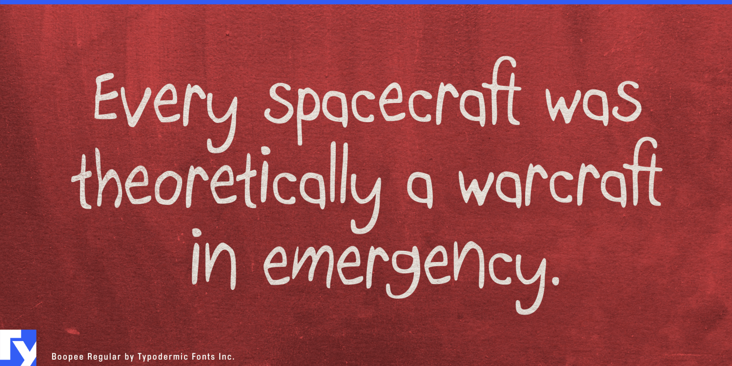 Boopee Font Poster #1