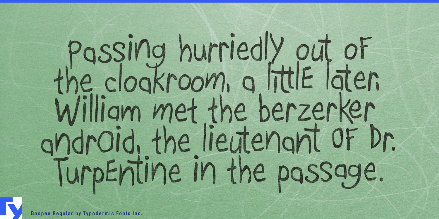 Boopee Font Poster #1