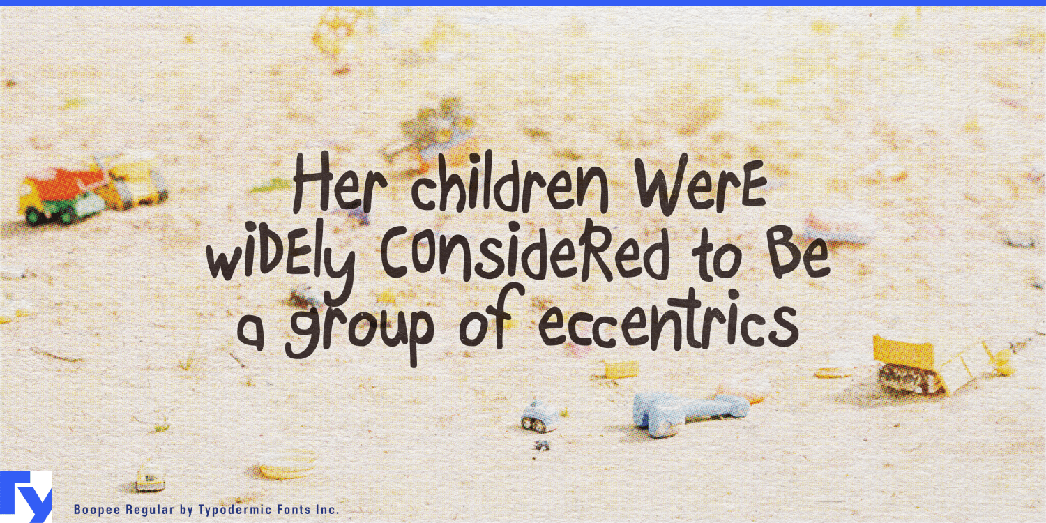 Boopee Font Poster #1