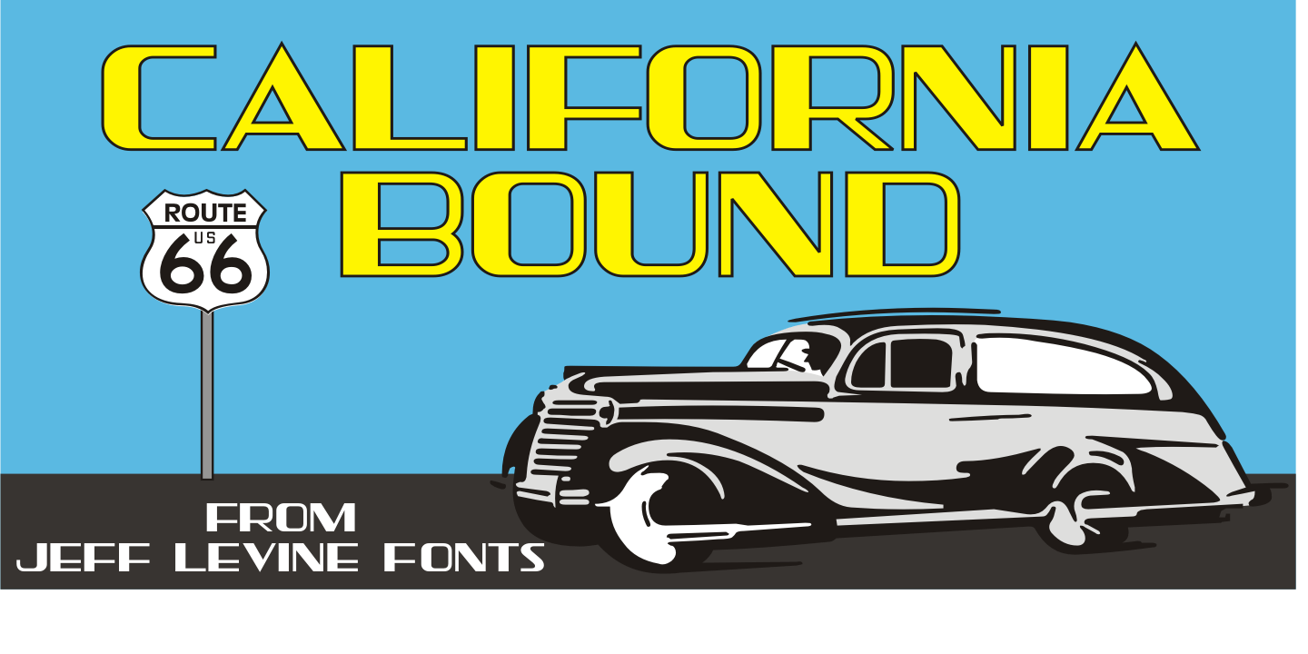 California Bound Font Poster #1