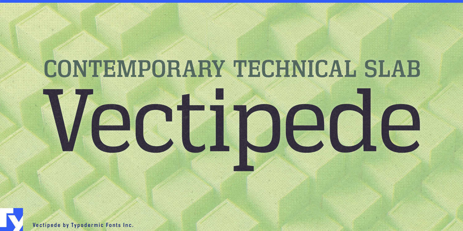 Vectipede Font Poster #1