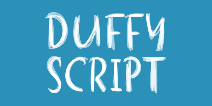 Duffy Script Font Poster #1