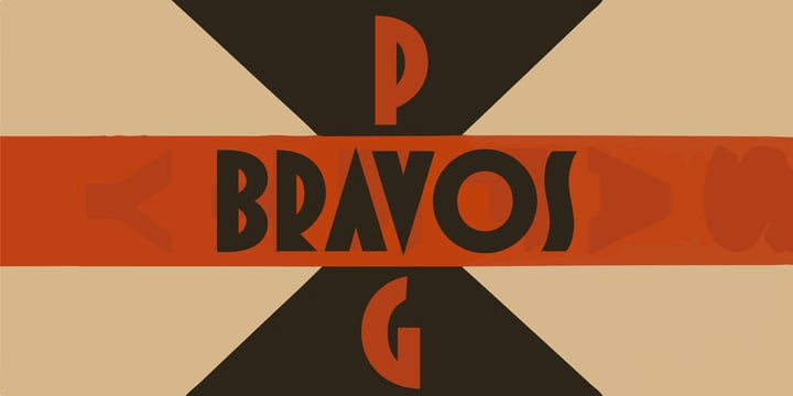 PAG Bravos Font Poster #1