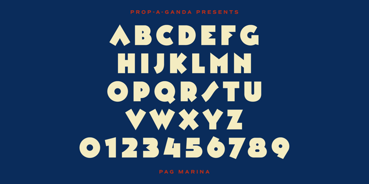 PAG Marina Font Poster #1