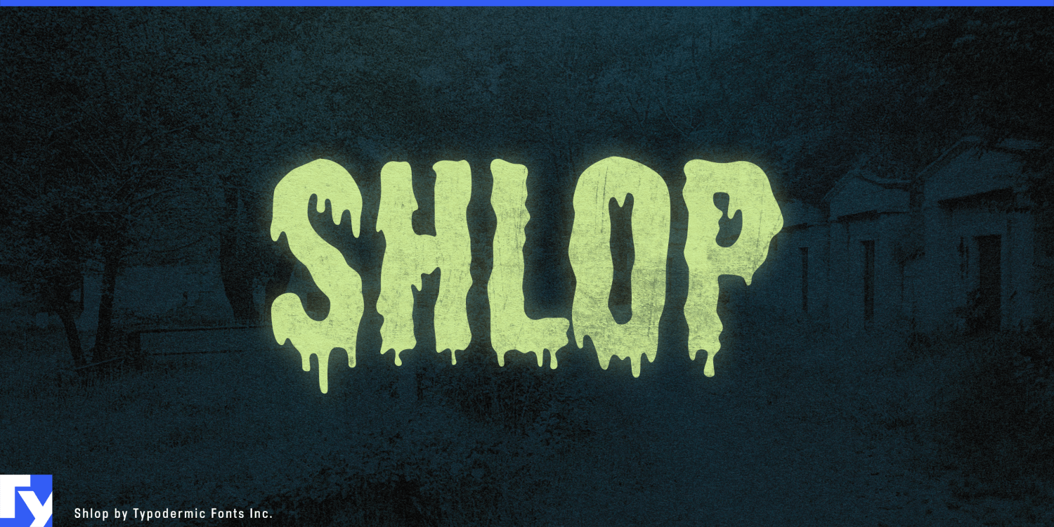 Shlop Font Poster #1