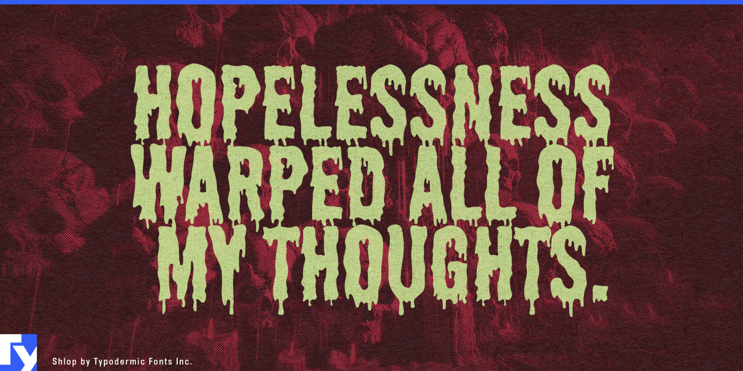 Shlop Font Poster #1