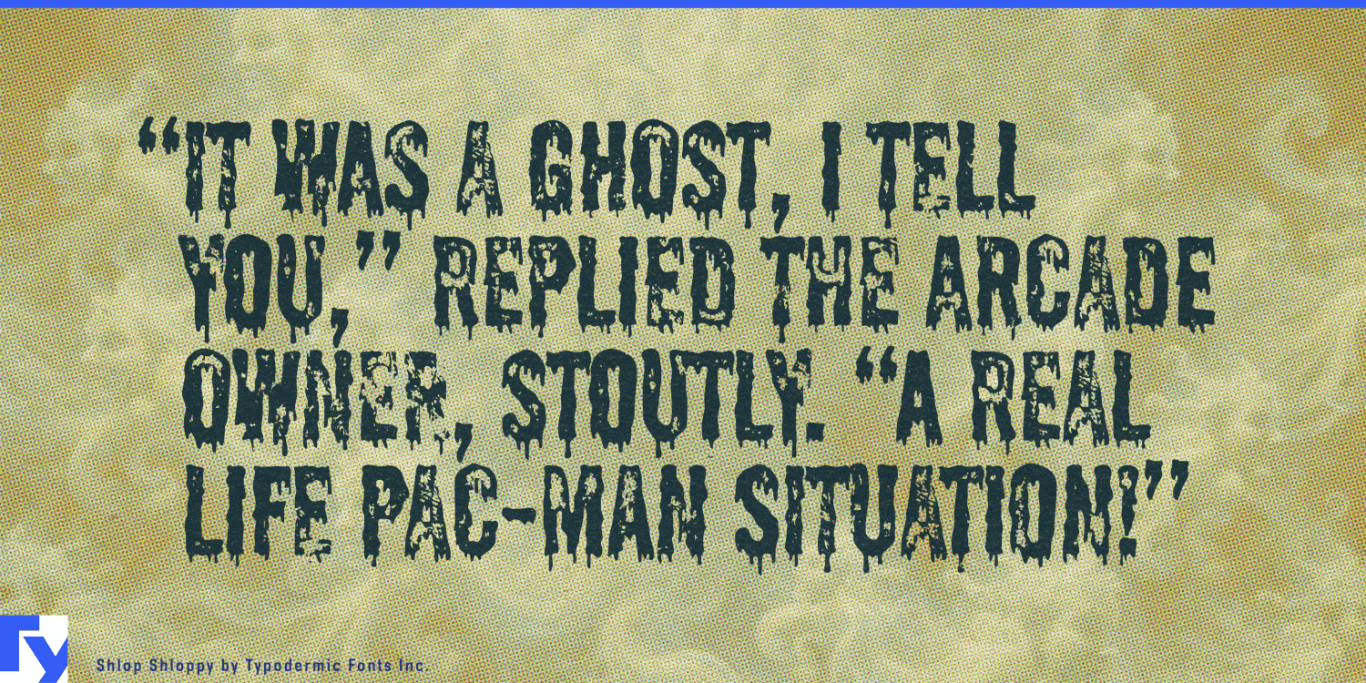 Shlop Font Poster #1