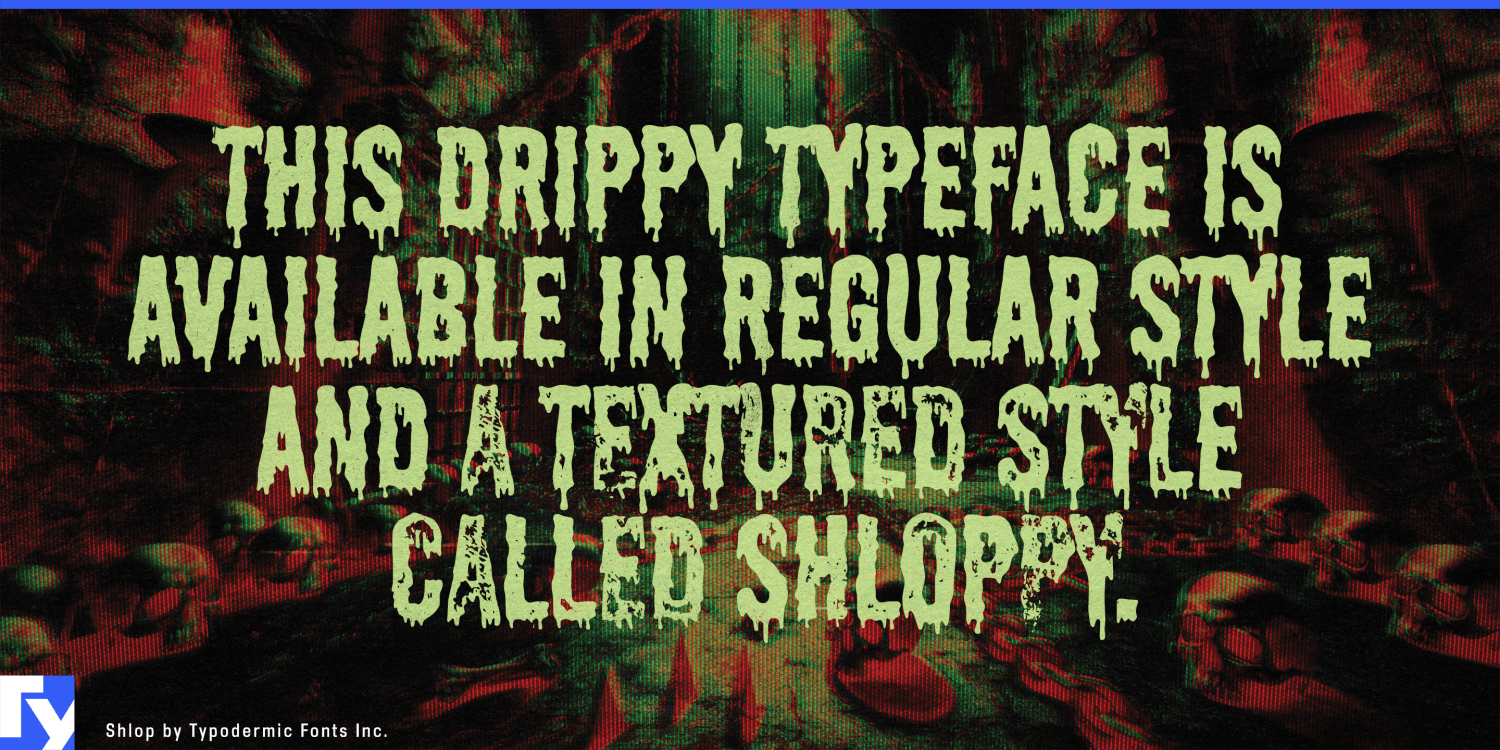 Shlop Font Poster #1
