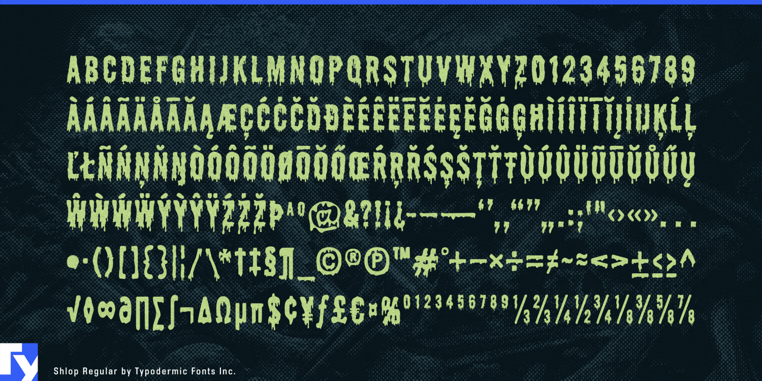 Shlop Font Poster #1