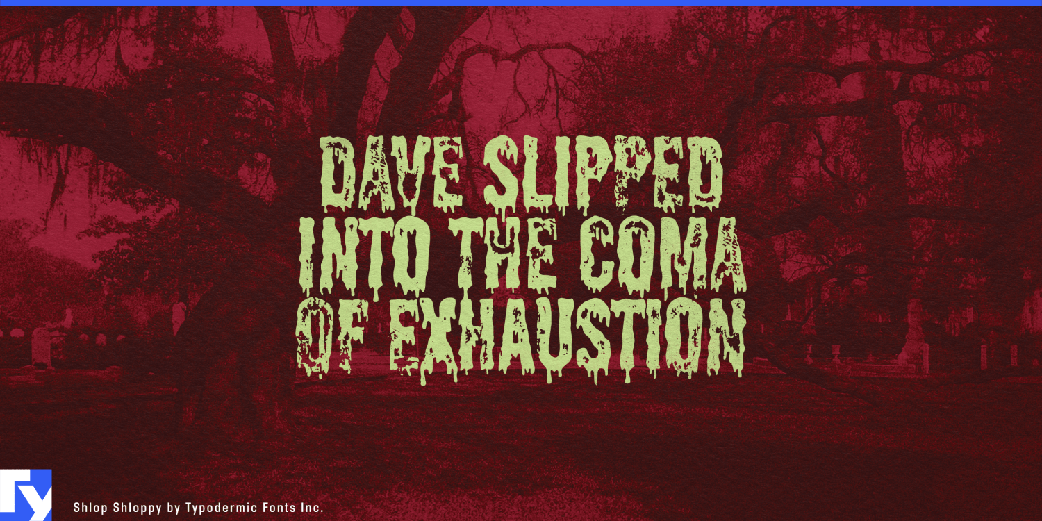 Shlop Font Poster #1