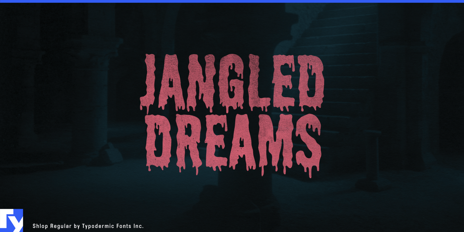 Shlop Font Poster #1