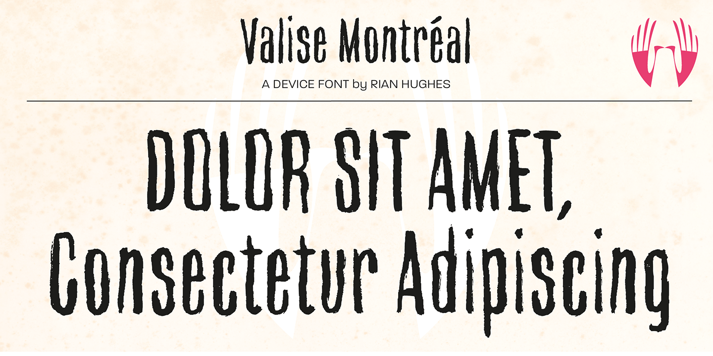Valise Montreal Font Poster #1