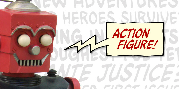 Action Figure BB Font Poster #1