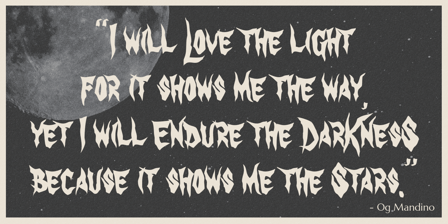 Gatekeeper Font Poster #1