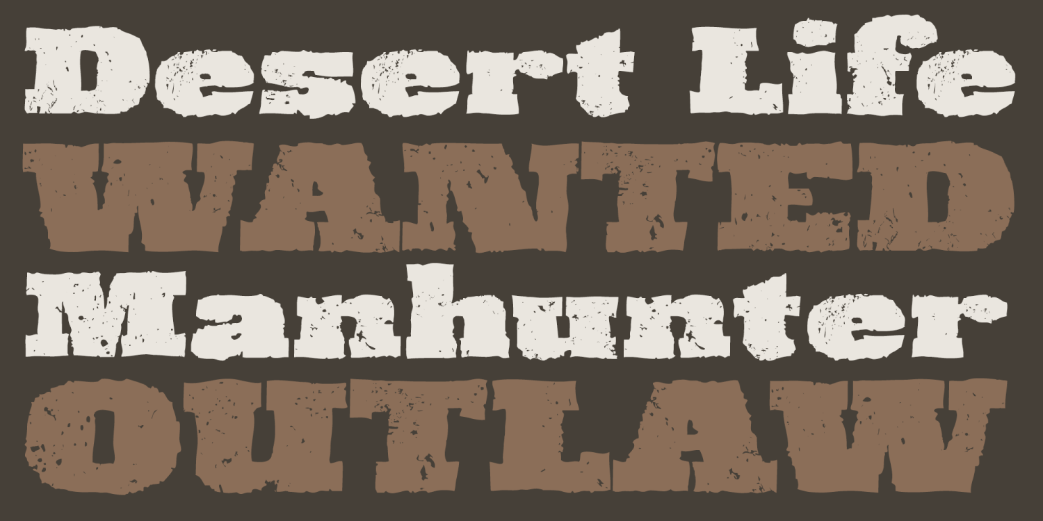Wickenburg Font Poster #1