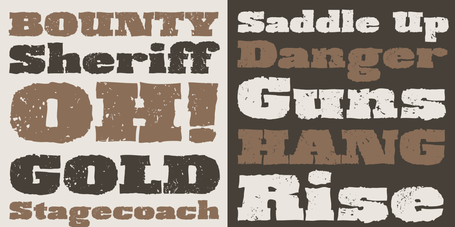 Wickenburg Font Poster #1